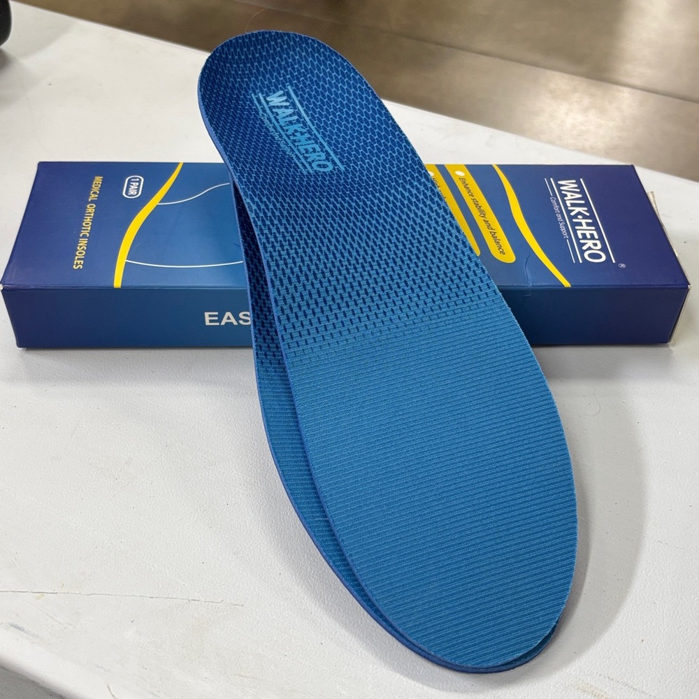 WalkHero Arch Support Orthotic Insoles Men’s 15-15 1/2
